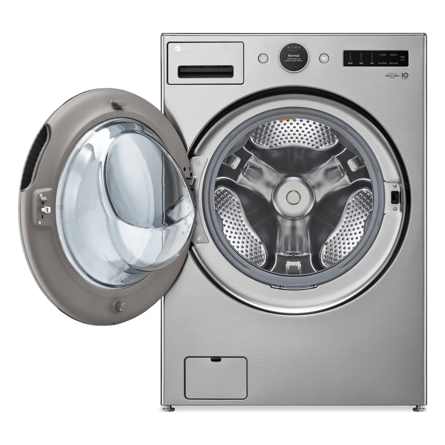 LG 5.2 Cu. Ft. Smart Front-Load Washer with TurboWash® 360 and AI DD™ - WM5500HVA