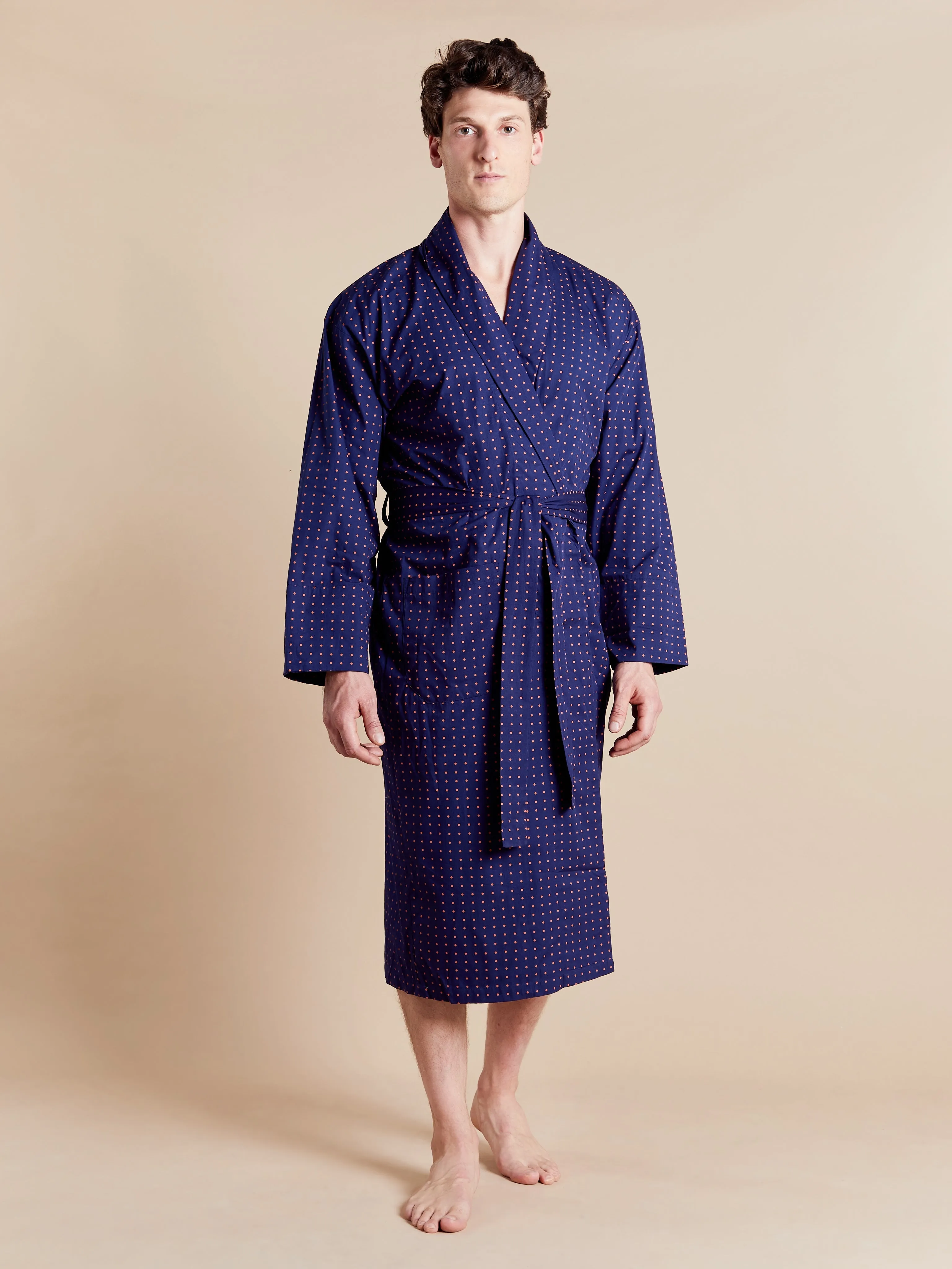 Lightweight Men's Dressing Gown - Pacific