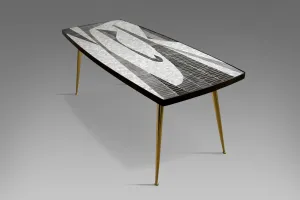 Mid-Century Modern Sculptural Mosaic Coffee Table by Berthold Muller