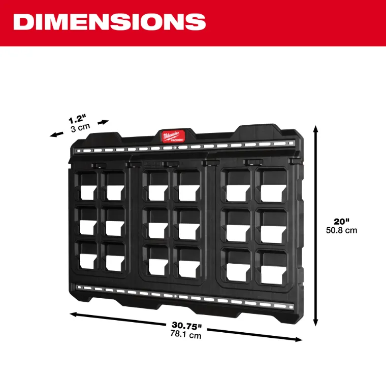 Milwaukee 48-22-8497 PACKOUT™ Large Wall Plate