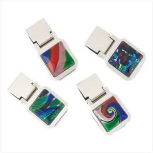 Modern Art Money Clips 4 PK