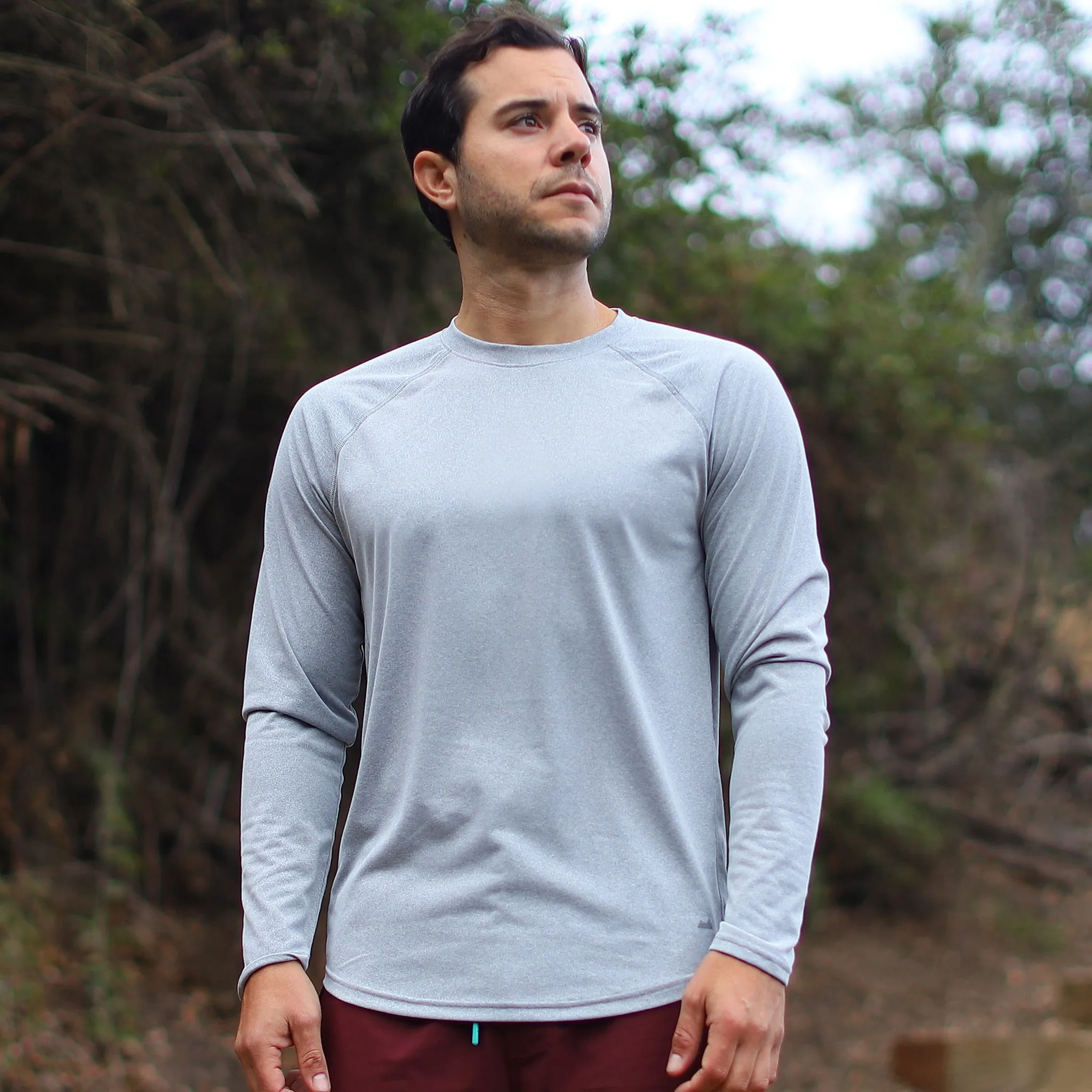 Momentum Long Sleeve in Heather Gray