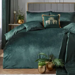 Montrose Duvet Cover Set by Laurence Llewelyn-Bowen in Bottle Green