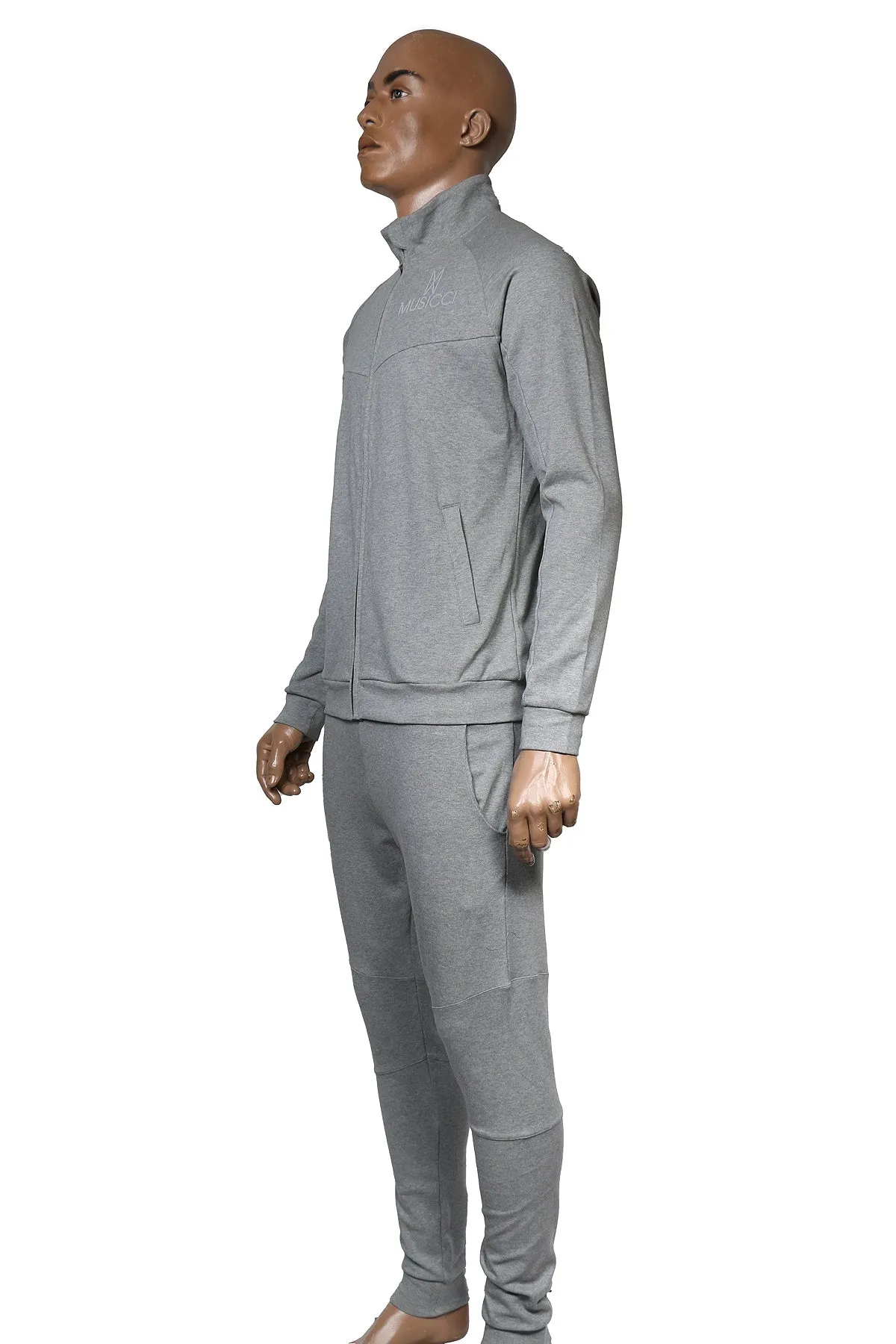 Musicci light gray fleece sweat shirt