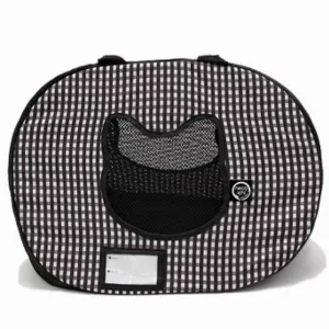 Necoichi Ultralite Pop-Up Cat Carrier Black