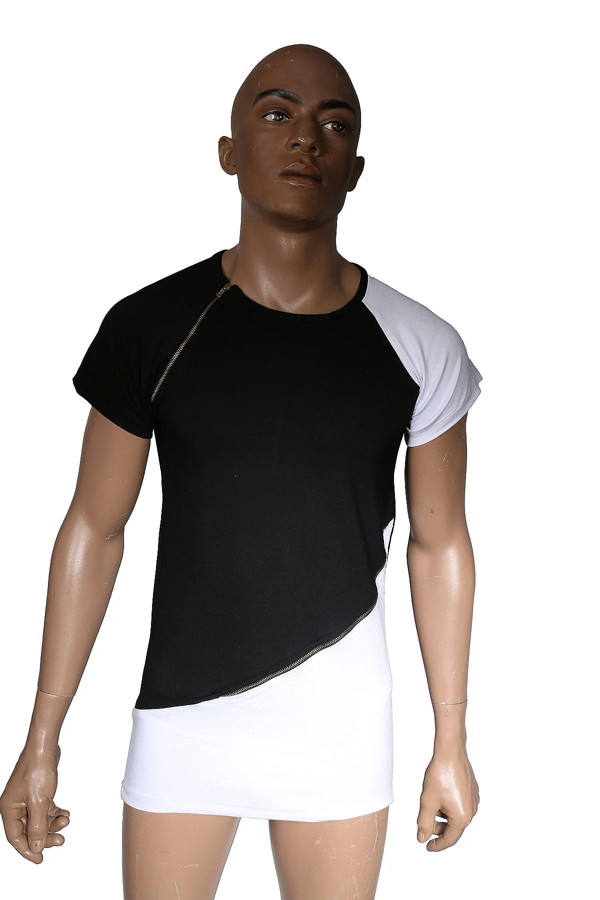 Nova fashion t-shirt with zippers