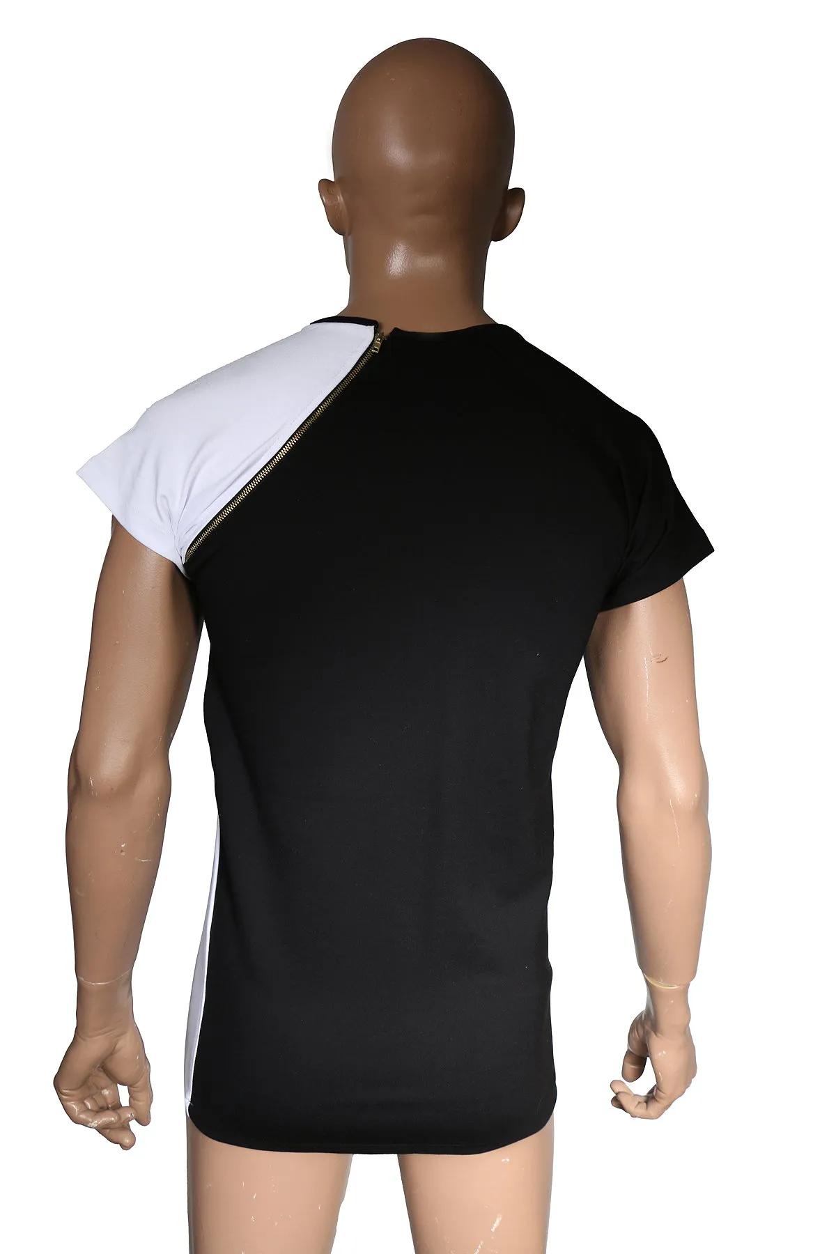 Nova fashion t-shirt with zippers