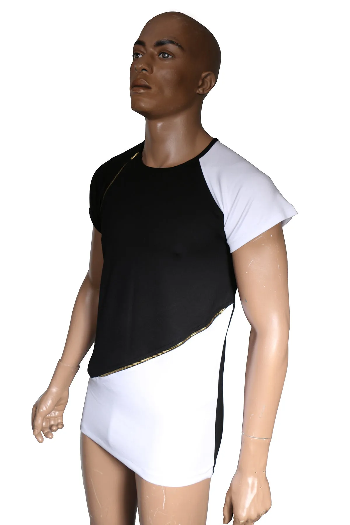 Nova fashion t-shirt with zippers