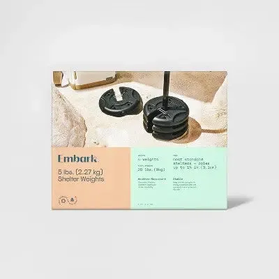 Open Box - 4pk Anchor Weight Set - Embark️