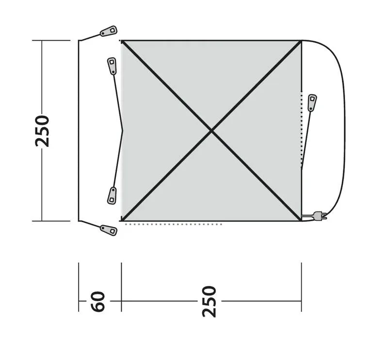 Outwell Pine Hills Drive Away Awning