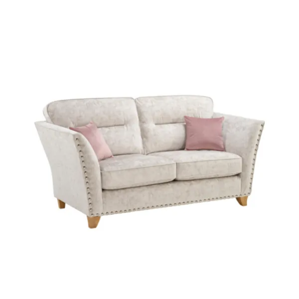 Paris Darwen Nickel 2 Seater Sofa by Lebus