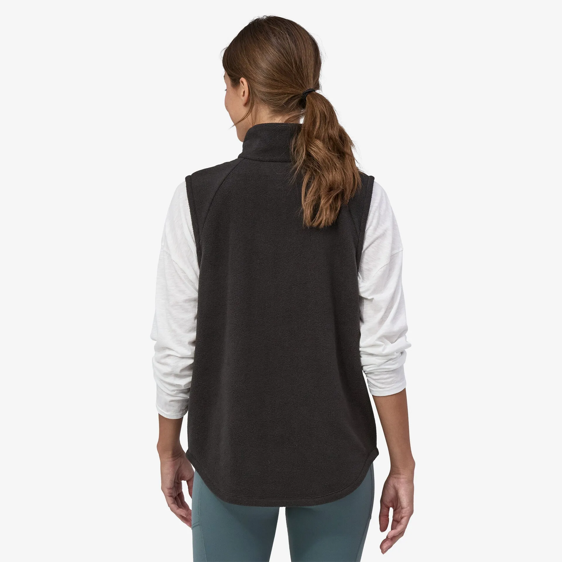 Patagonia Women's Classic Microdini Fleece Vest - Black