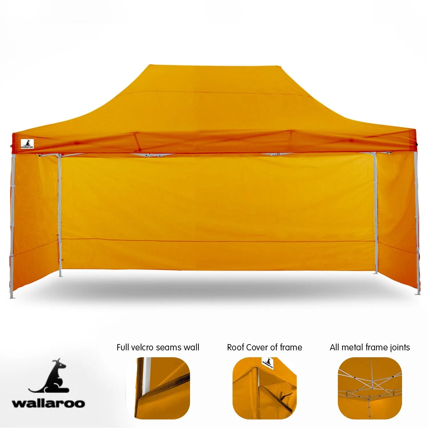 Quick Setup Pop-Up Marquee Gazebo 3x4.5m with Carry Bag - Wallaroo