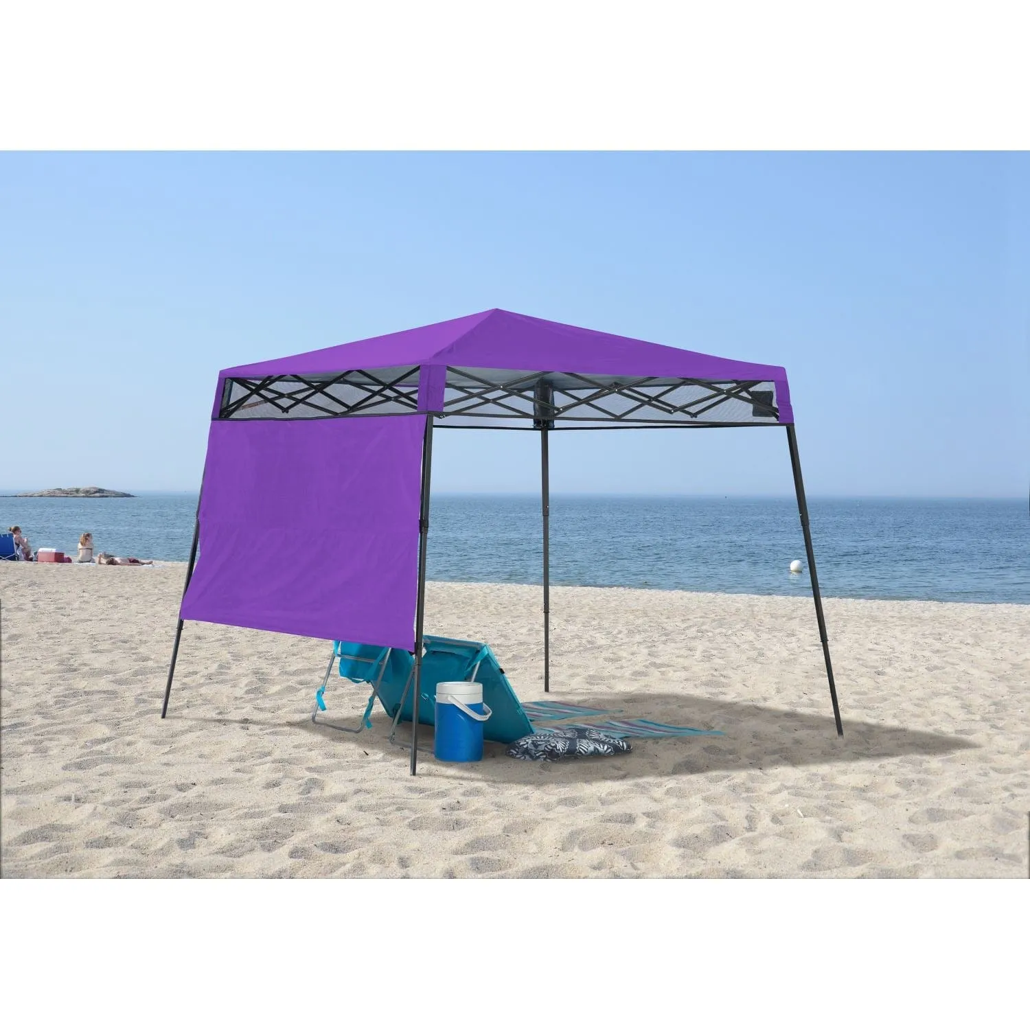 Quik Shade | Go Hybrid 6' x 6' Slant Leg Canopy - Purple