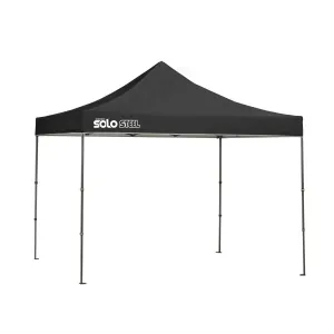 Quik Shade | Solo Steel 100 10 x 10 ft. Straight Leg Canopy - Black