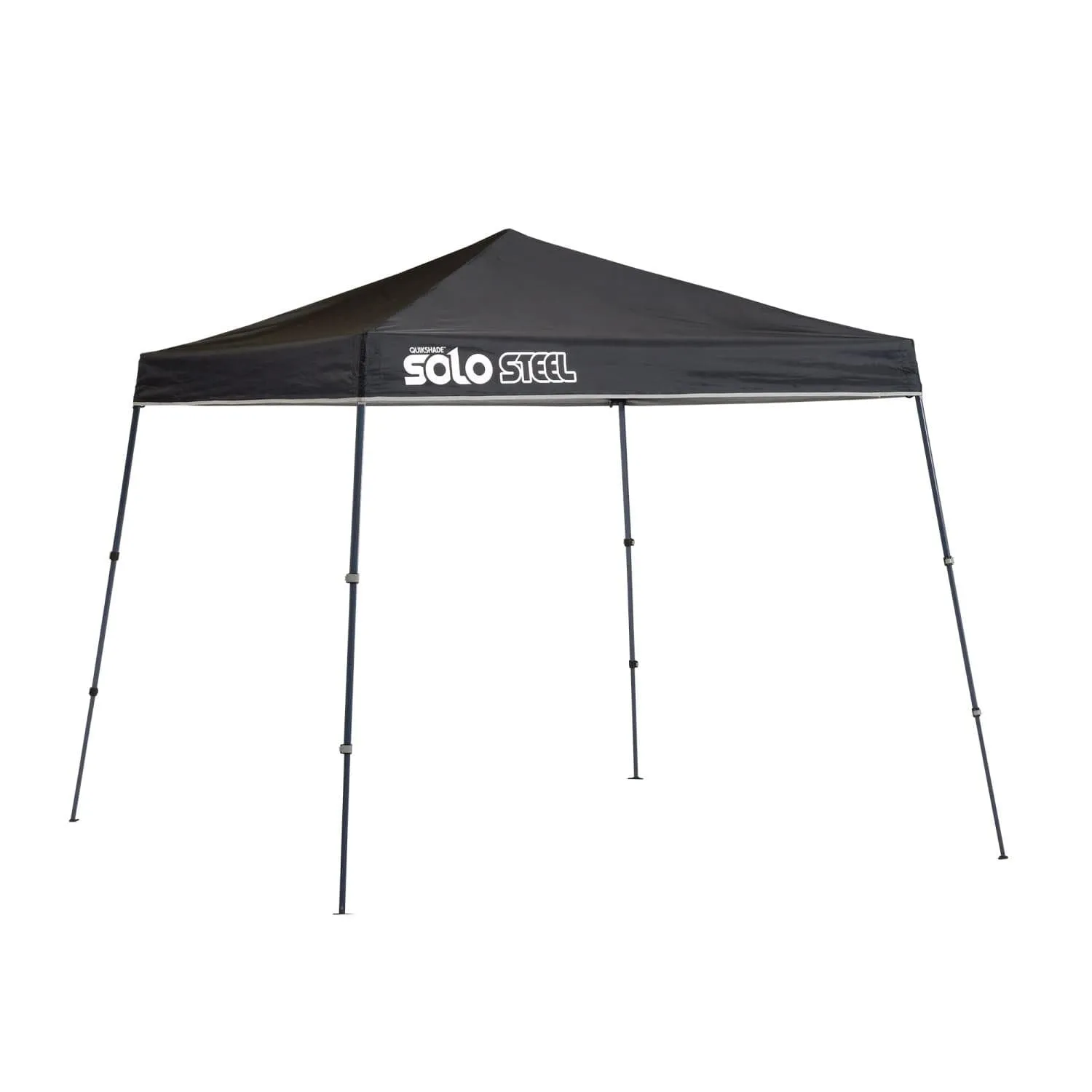 Quik Shade | Solo Steel 50 9' x 9' Slant Leg Canopy - Black