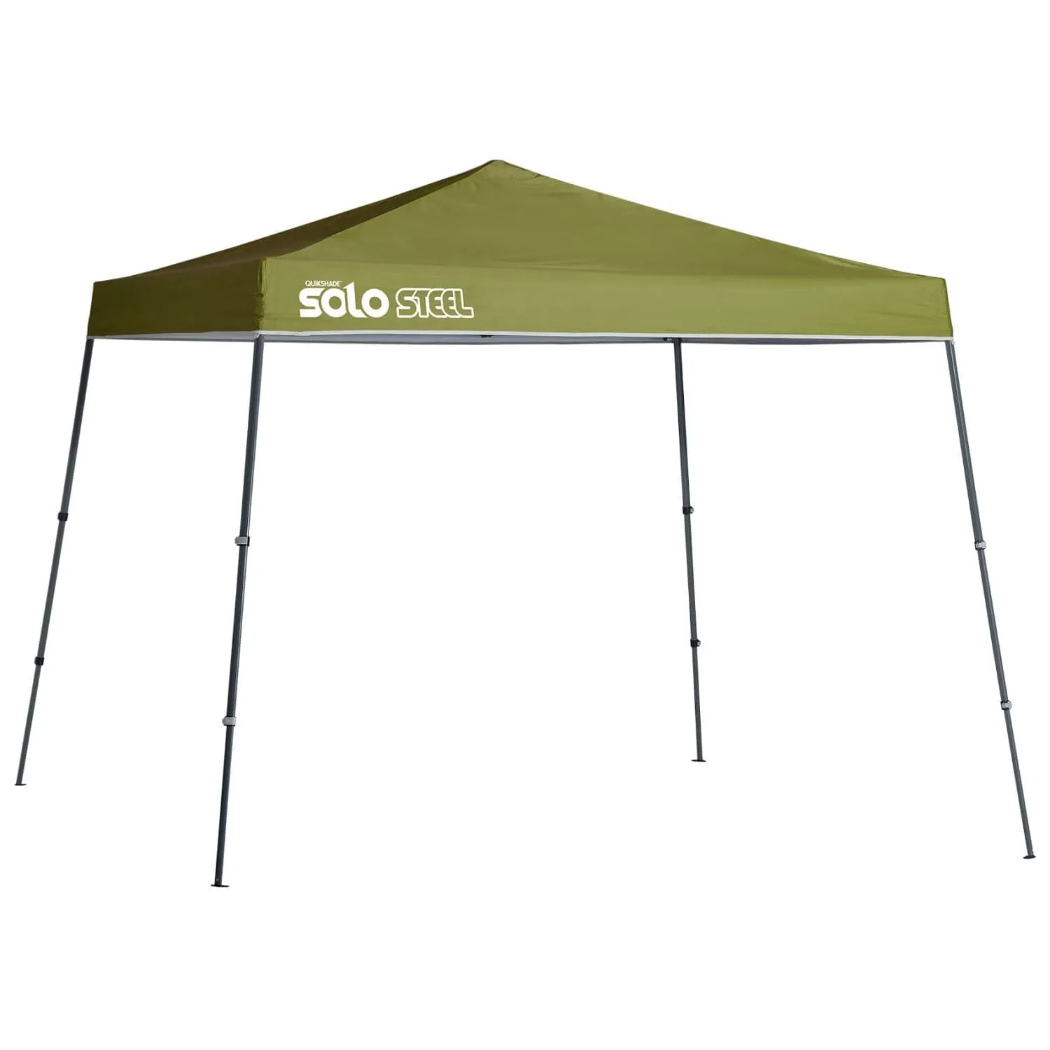 Quik Shade | Solo Steel 72 11' x 11' Slant Leg Canopy - Olive