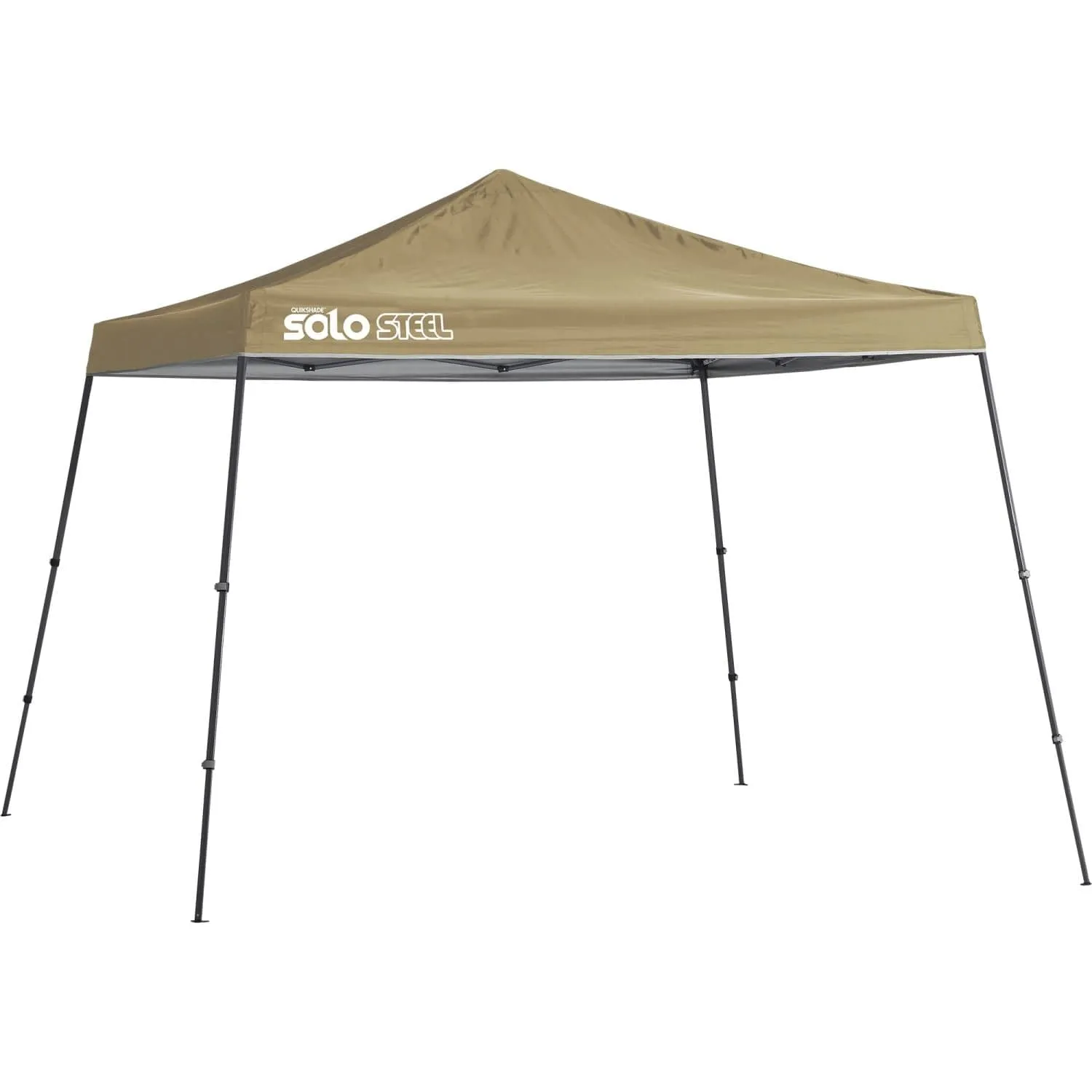 Quik Shade | Solo Steel 90 11' x 11' Slant Leg Canopy - Khaki