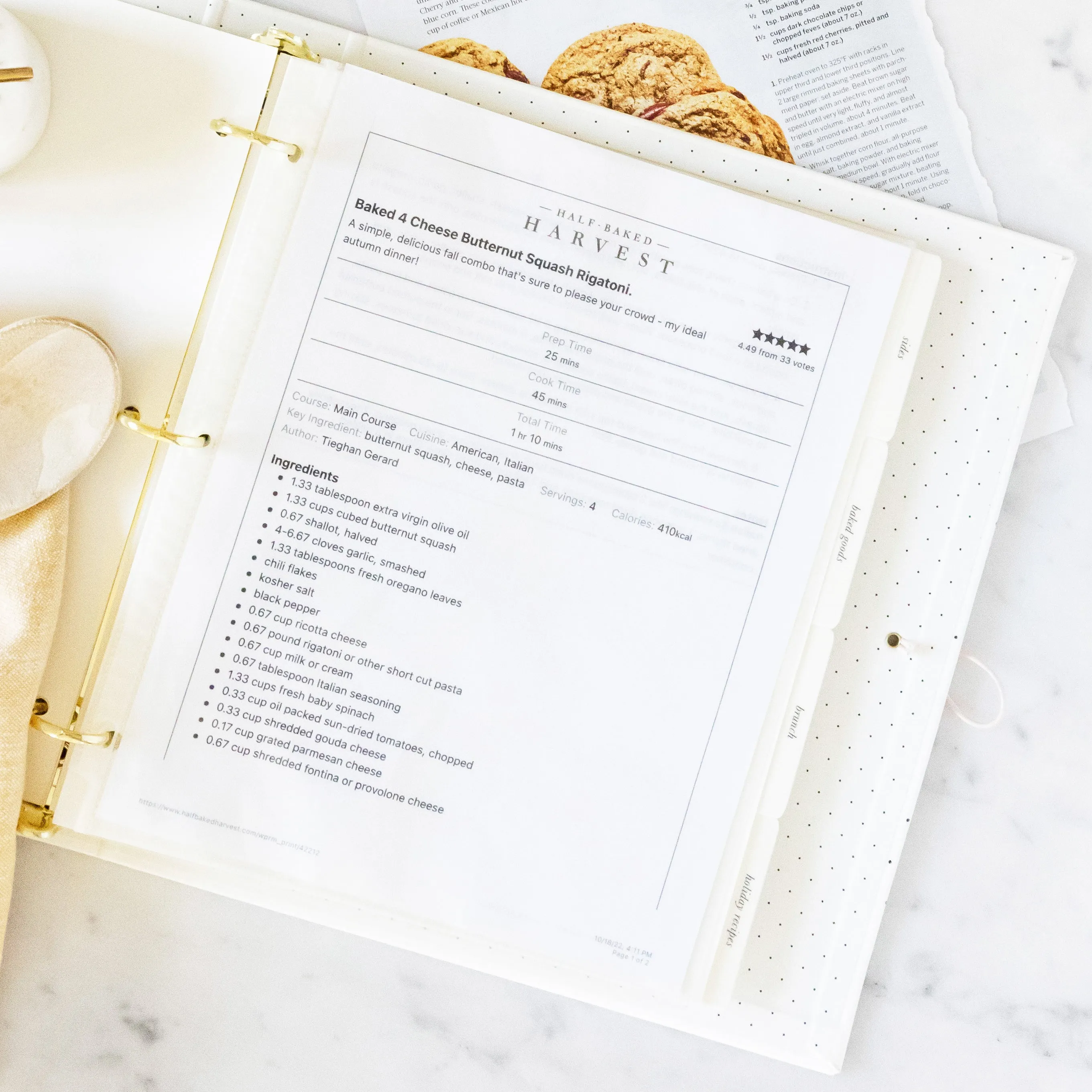 Recipe Binder