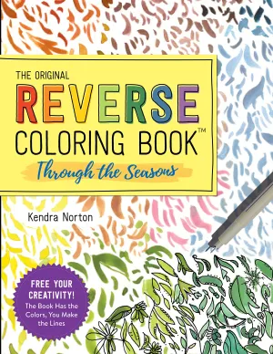 Reverse Coloring Book: Through the Seasons