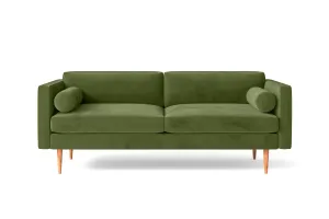 Salerno 2 Seater Sofa Lime Velvet