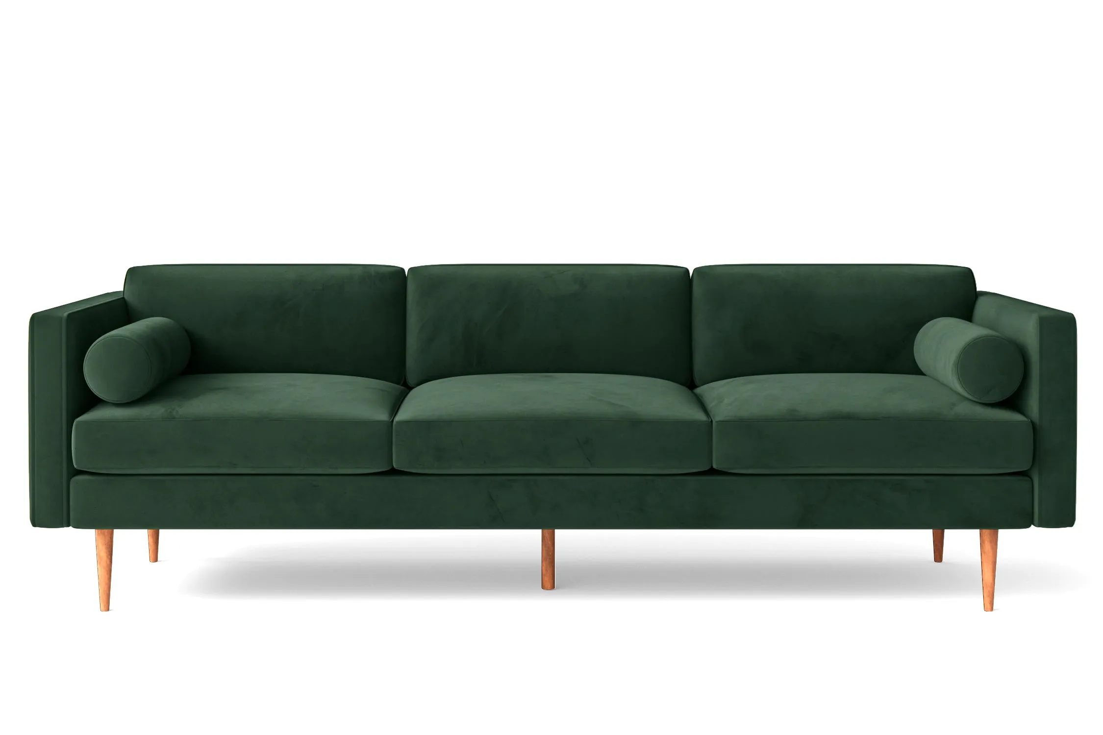 Salerno 4 Seater Sofa Green Velvet