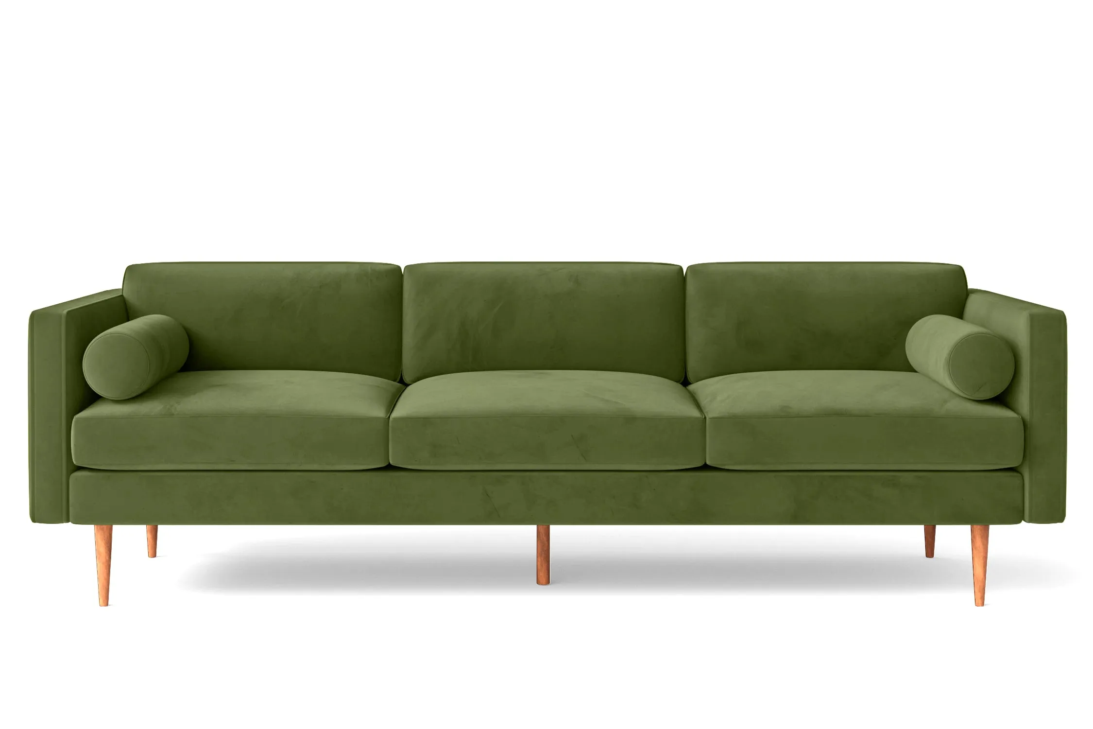 Salerno 4 Seater Sofa Lime Velvet