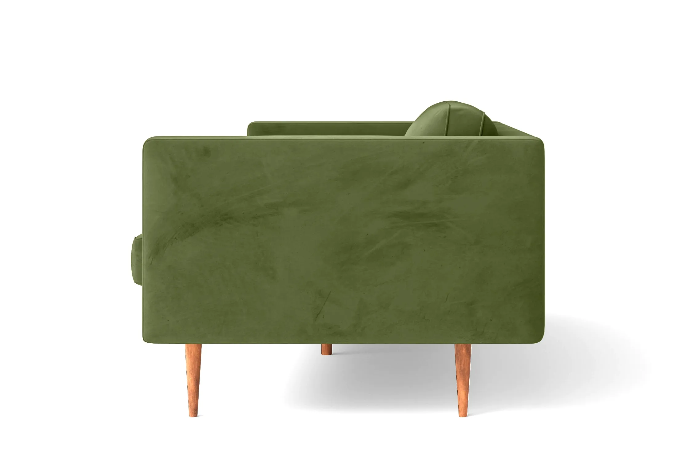 Salerno 4 Seater Sofa Lime Velvet