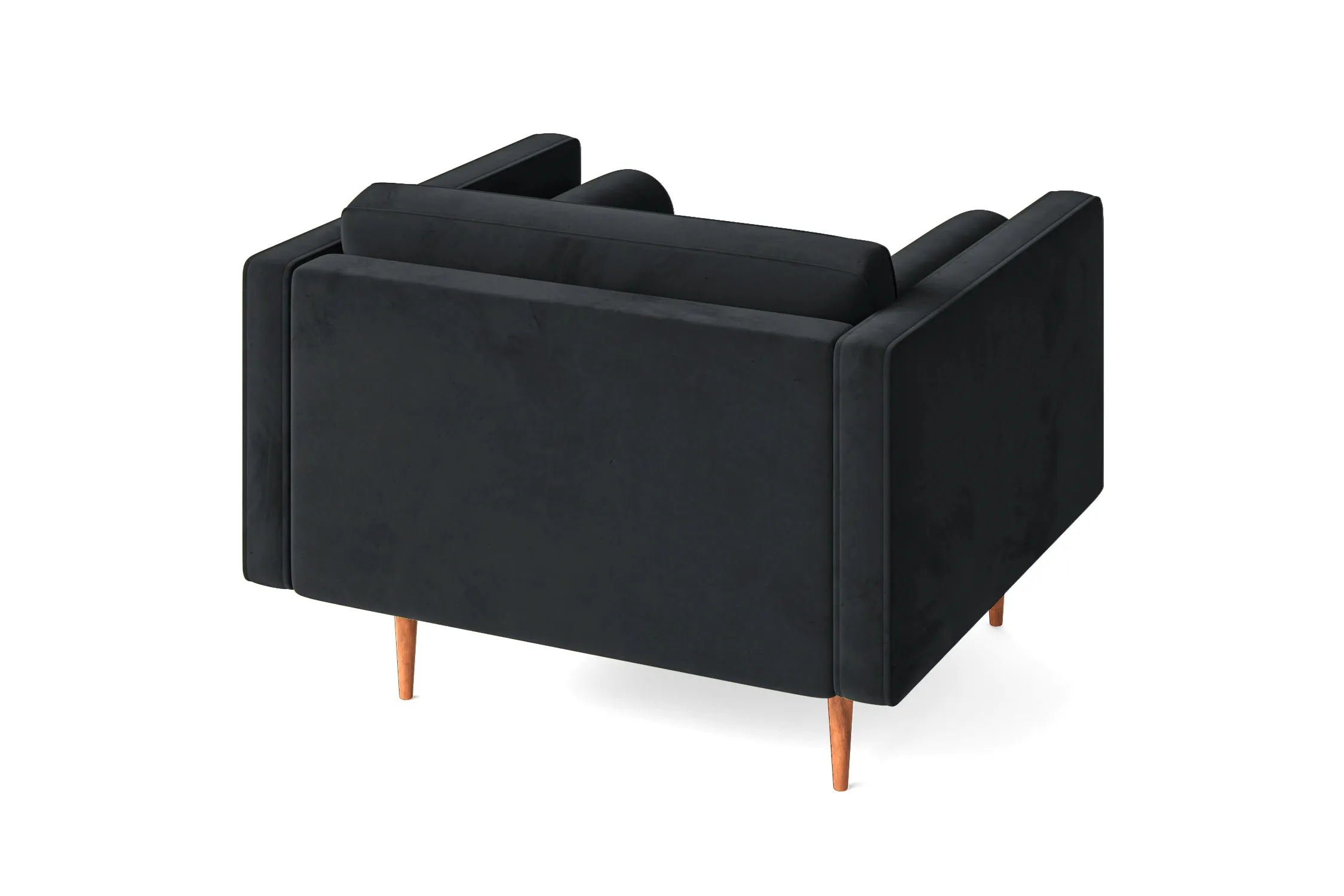 Salerno Armchair Dark Grey Velvet