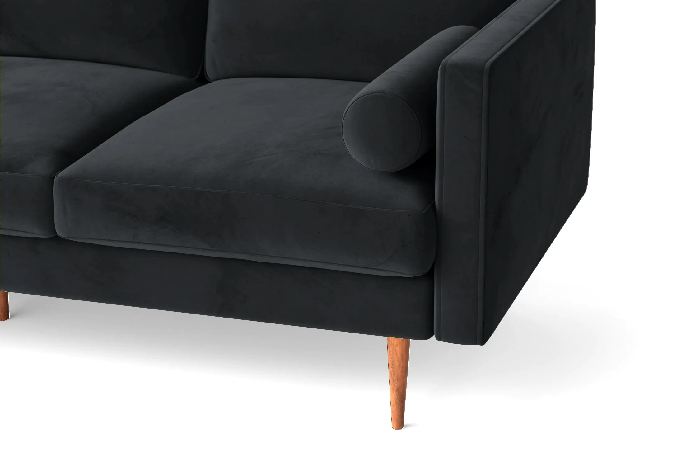 Salerno Armchair Dark Grey Velvet