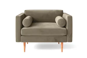 Salerno Armchair Sand Velvet