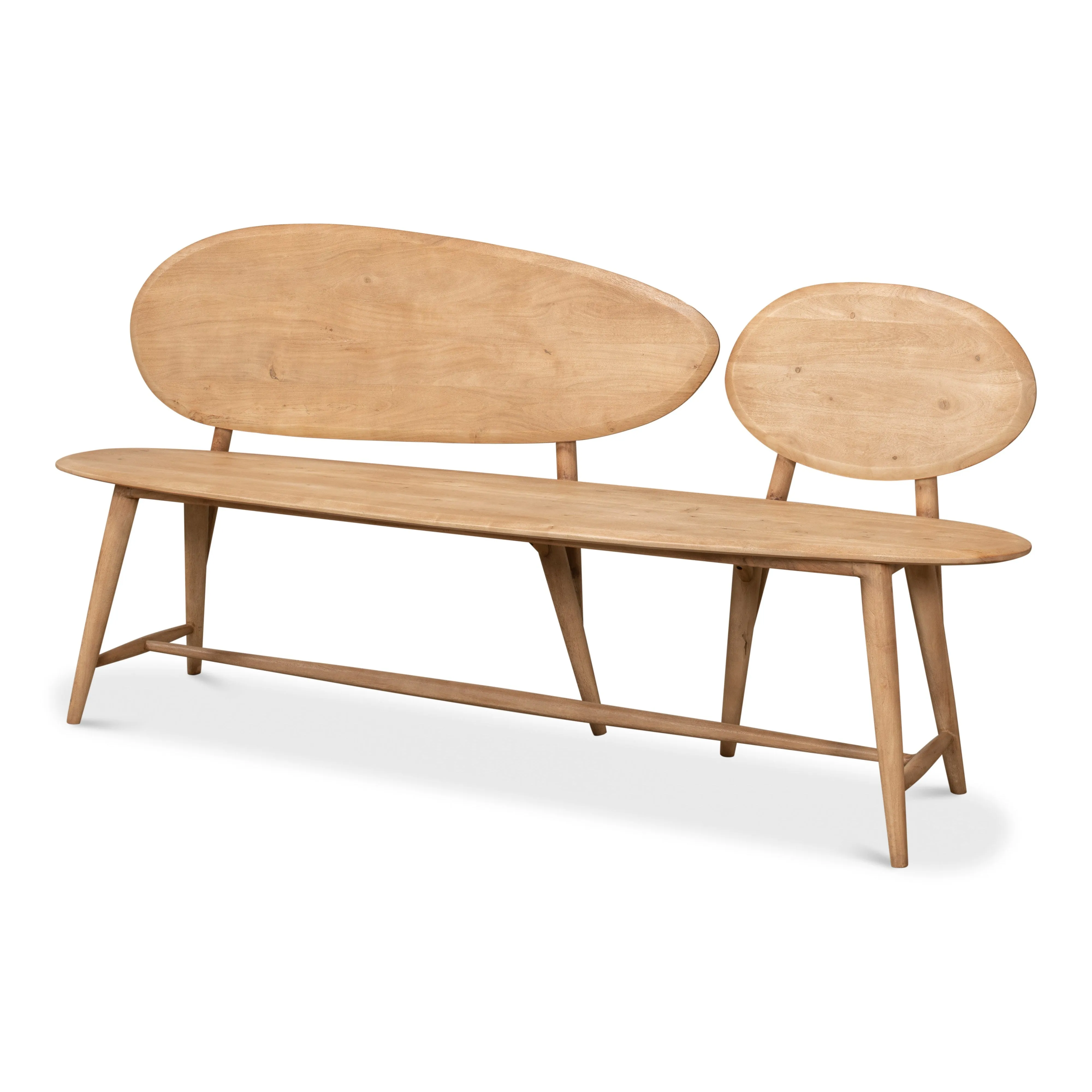 Sarreid - Pebble Bench - Tan - Contemporary