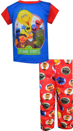 Sesame Street Cast Lightweight Toddler Pajama 3T