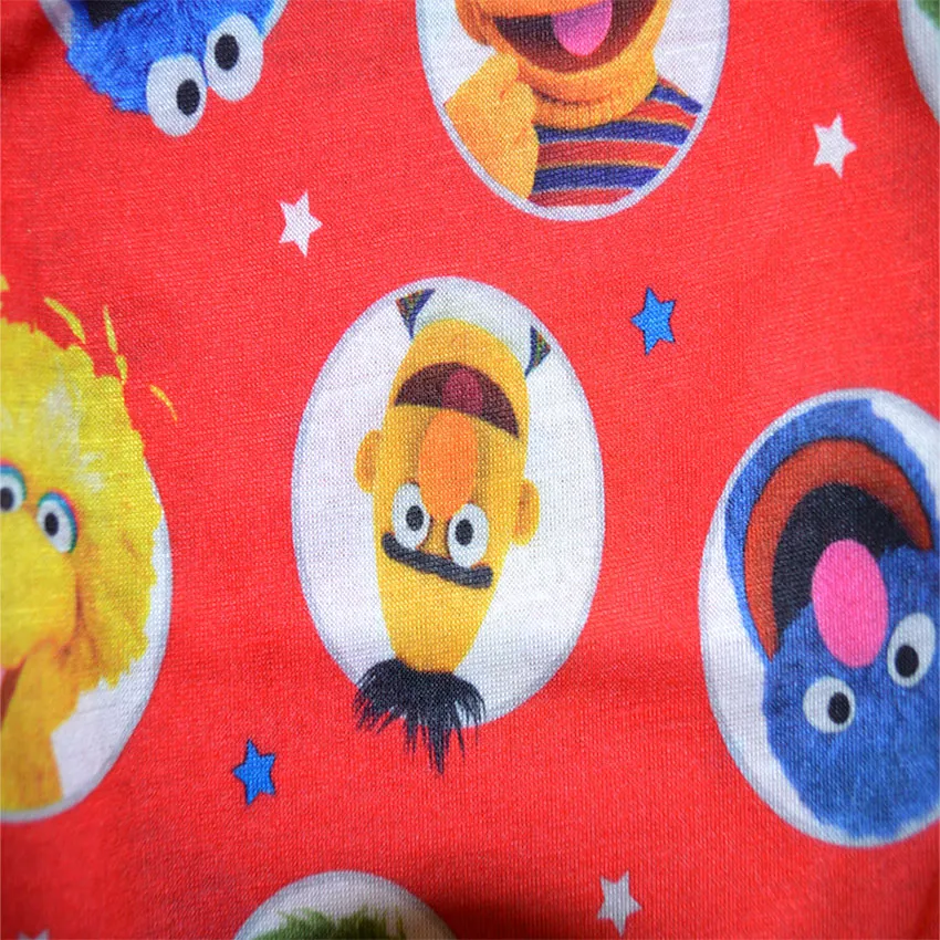 Sesame Street Cast Lightweight Toddler Pajama 3T