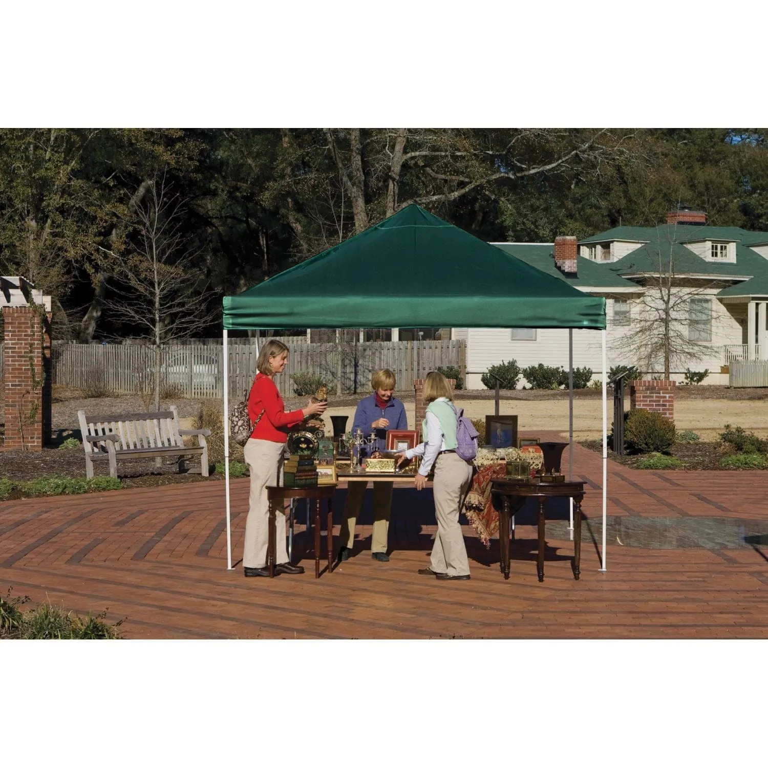 ShelterLogic | Pop-Up Canopy HD - Straight Leg 10 x 10 ft. Green