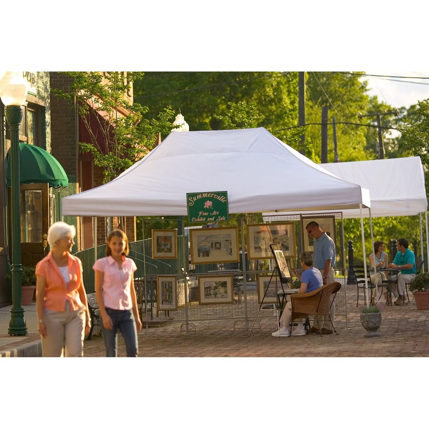 ShelterLogic | Pop-Up Canopy HD - Straight Leg 10 x 15 ft. White