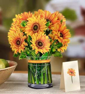 Sunflowers Pop Up Bouquet