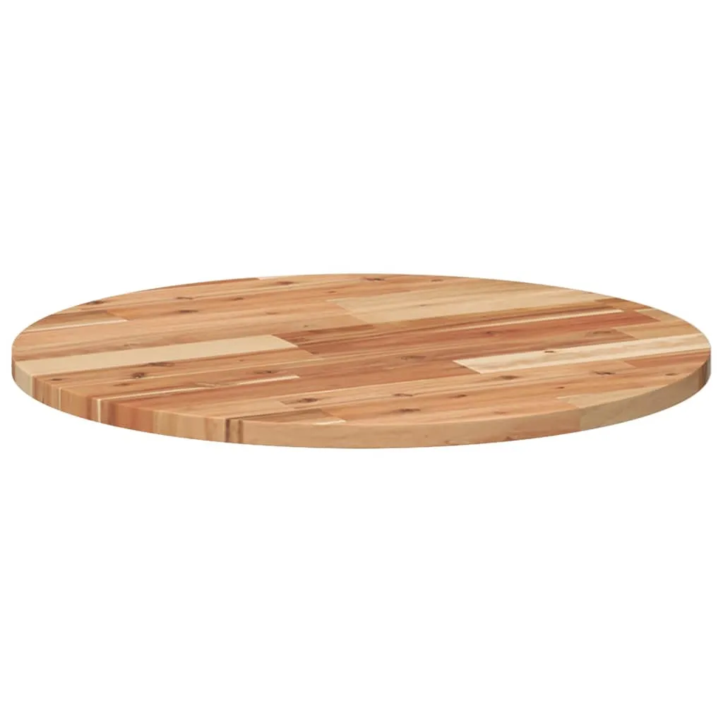 Table Top Round Ø60x2 cm Solid Wood Acacia