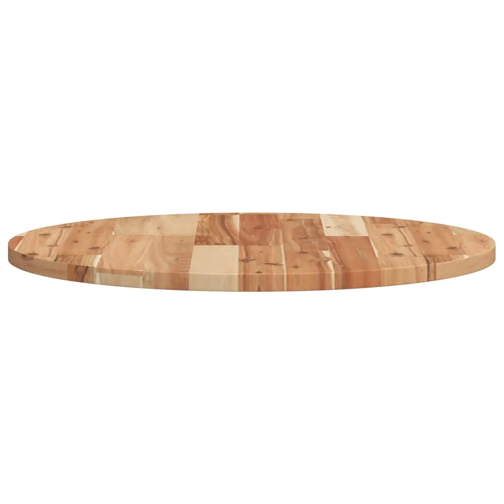 Table Top Round Ø60x2 cm Solid Wood Acacia