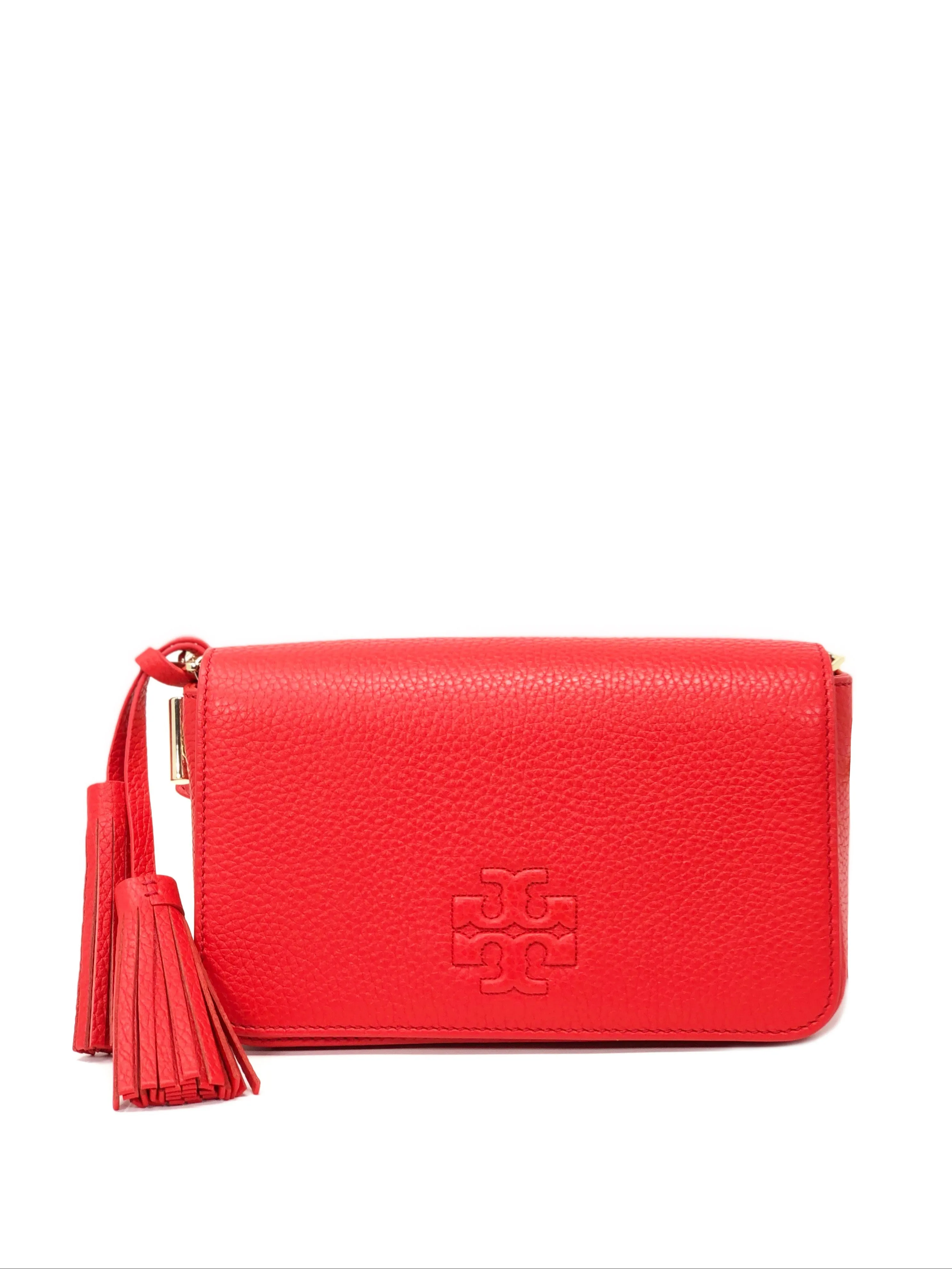 Tory Burch Brilliant Red Thea Mini Bag