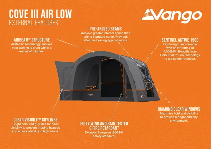 Vango Cove III Low Air Drive Away Awning