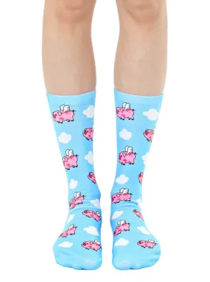 When Pigs Fly Unisex Crew Sock Lightweight *