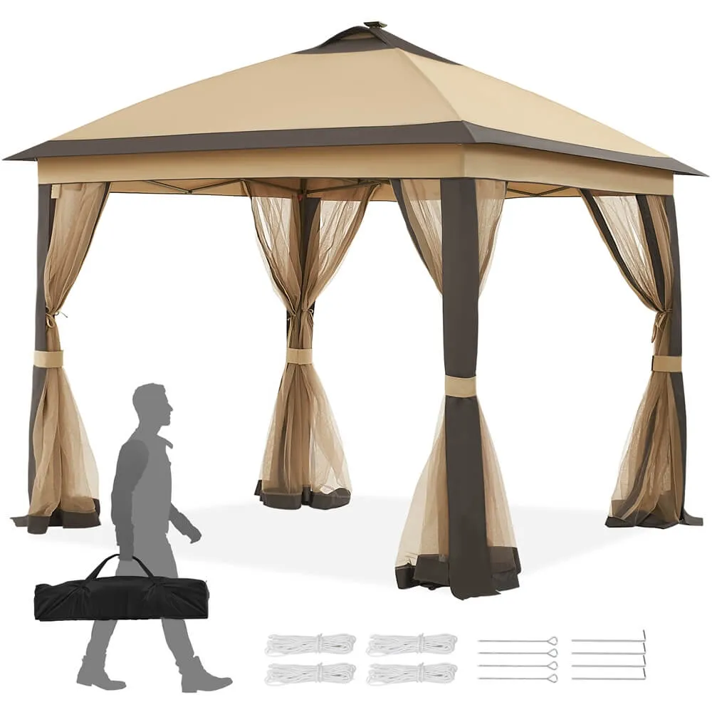 Yaheetech Pop Up Gazebo 11'x11'