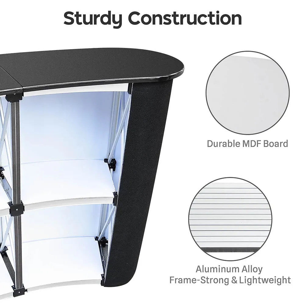 Yescom Trade Show Display Podium Pop Up Counter